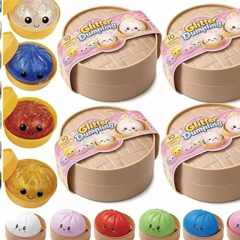 Home Textiles Today - 5*8cm Soft Rebound Steamed Bun Squishy