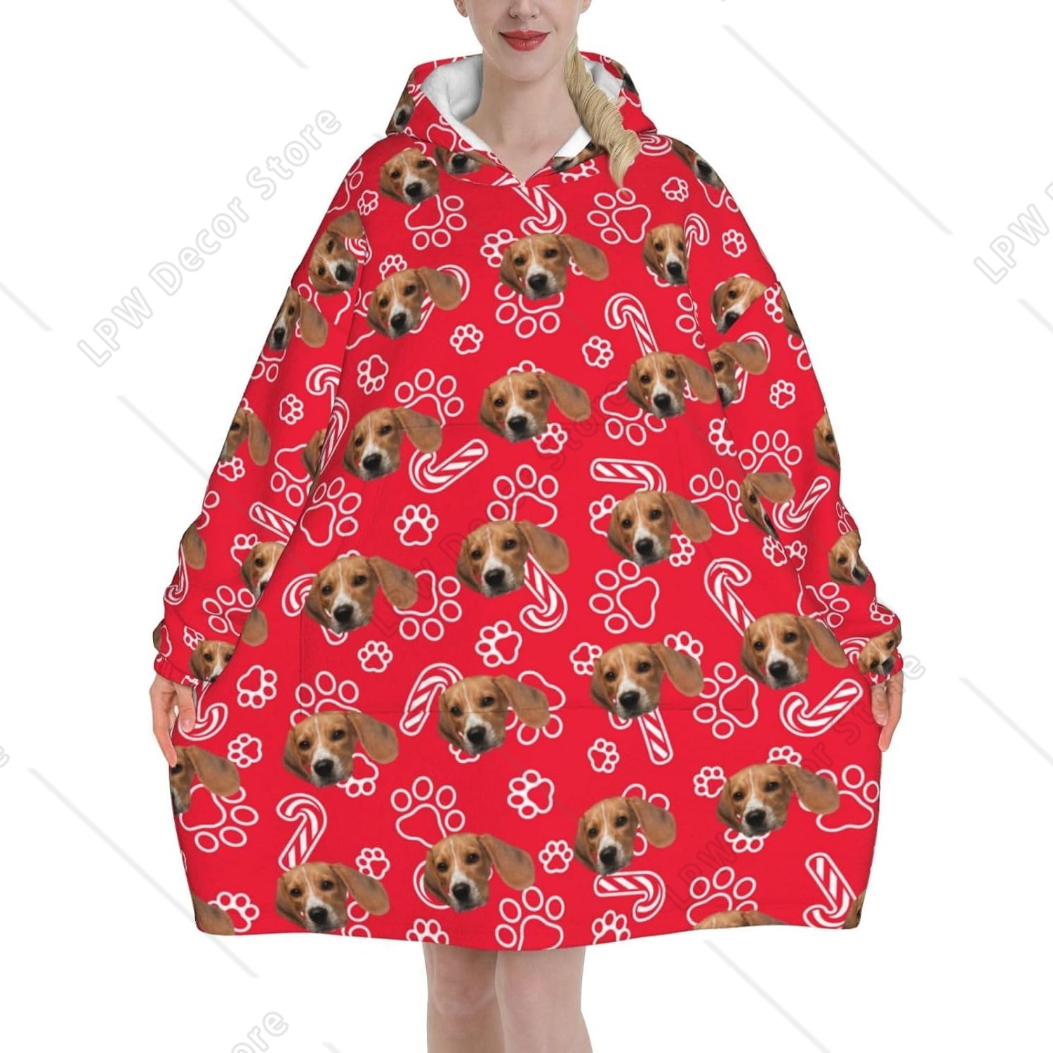 Custom Wearable Blanket Hoodie - Home Textiles Photos reseña y precio