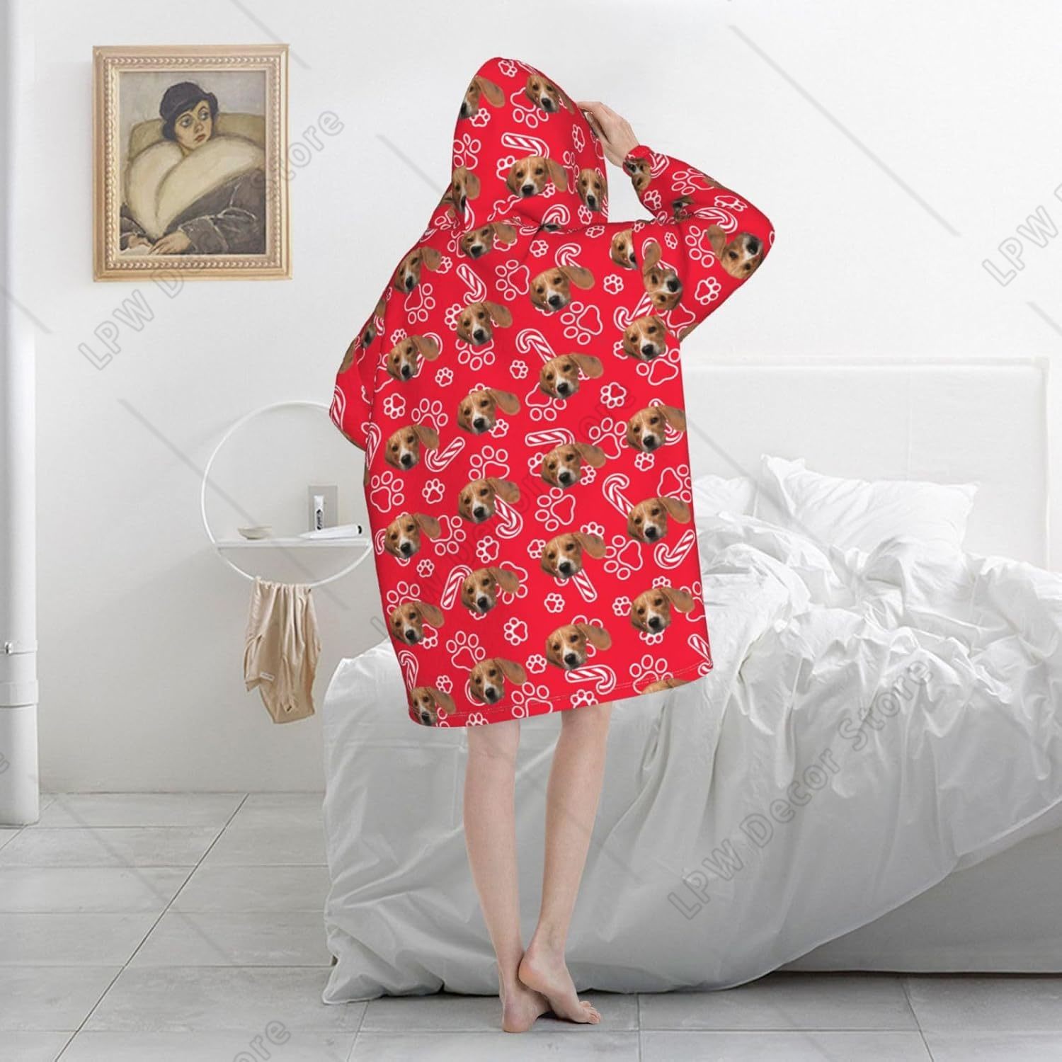Custom Wearable Blanket Hoodie - Home Textiles Photos reseña y precio
