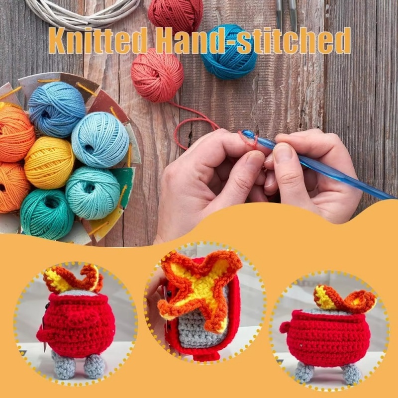 Handmade Crochet Dumpster Fire - Home Textiles Today reseña y precio
