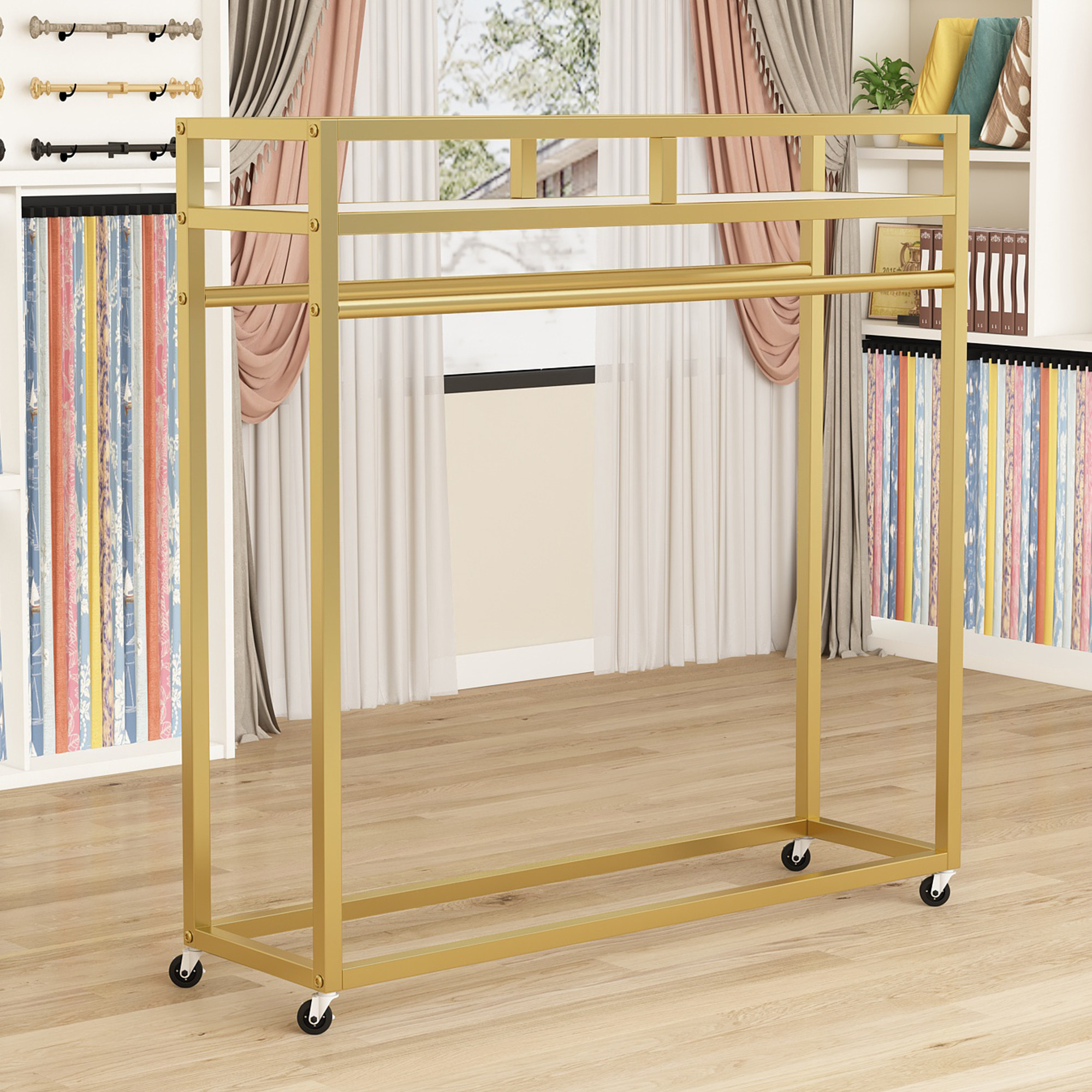 Floor-to-ceiling curtain eleva - Home Textiles Store reseña y precio