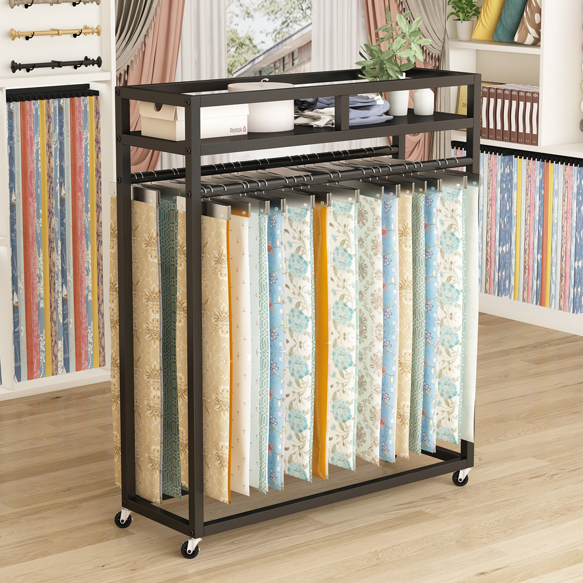 Floor-to-ceiling curtain eleva - Home Textiles Store reseña y precio