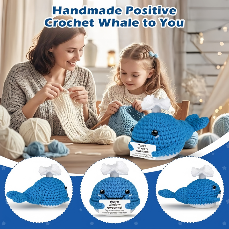 Funny Crochet Whale Dolls with - Home Textiles Today reseña y precio