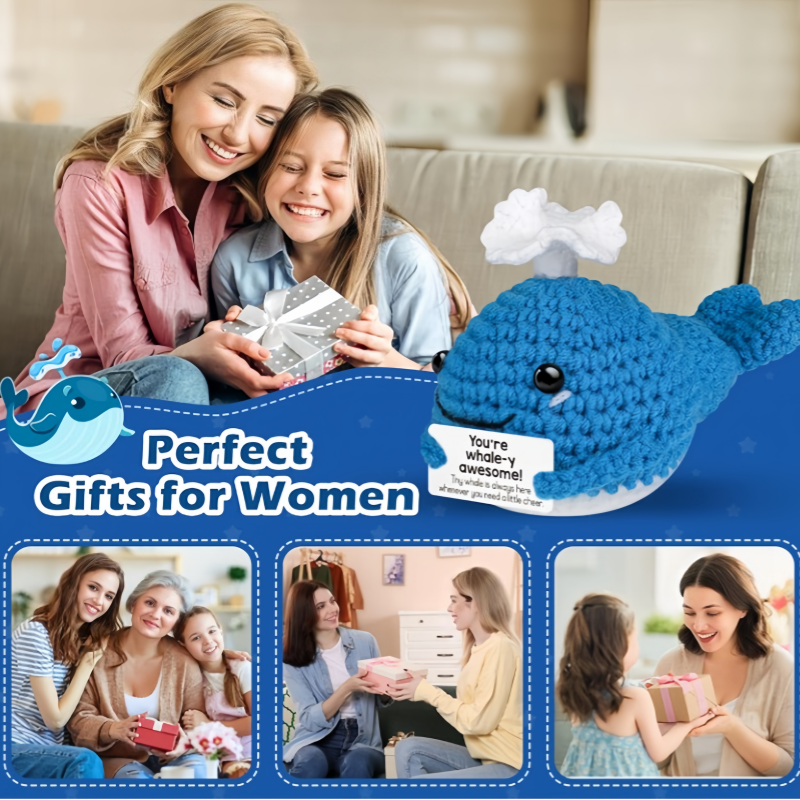 Funny Crochet Whale Dolls with - Home Textiles Today reseña y precio