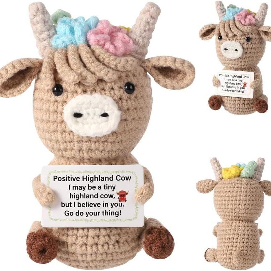 Crochet Emotional Cow Doll Dec - Home Textiles Europe reseña y precio