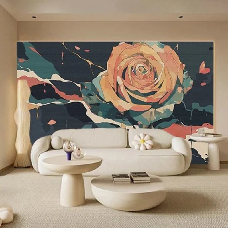 Custom Photo Mural Modern Oil  - Home Textiles Photos reseña y precio