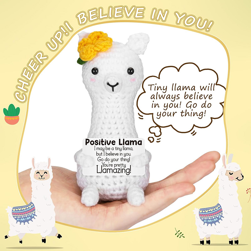 Funny Handmade Crochet Llama P - Home Textiles Europe reseña y precio