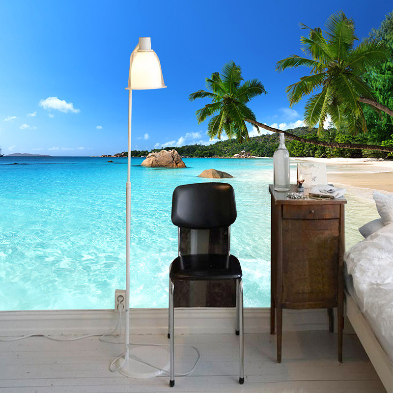Modern Simple Seaside Landscap - Home Textiles Photos reseña y precio