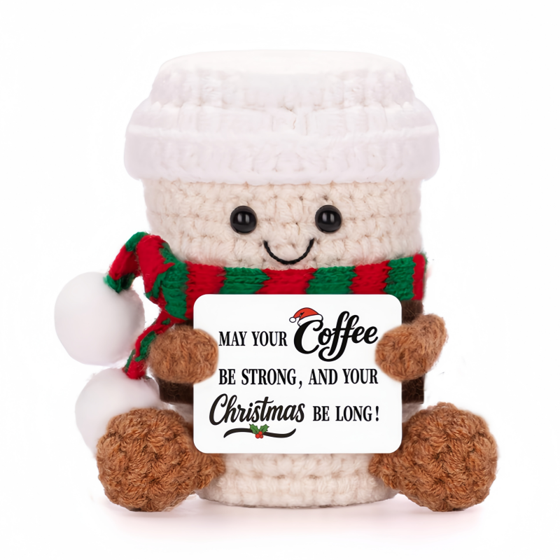 Handmade Crochet Coffee Doll w - Home Textiles Today reseña y precio