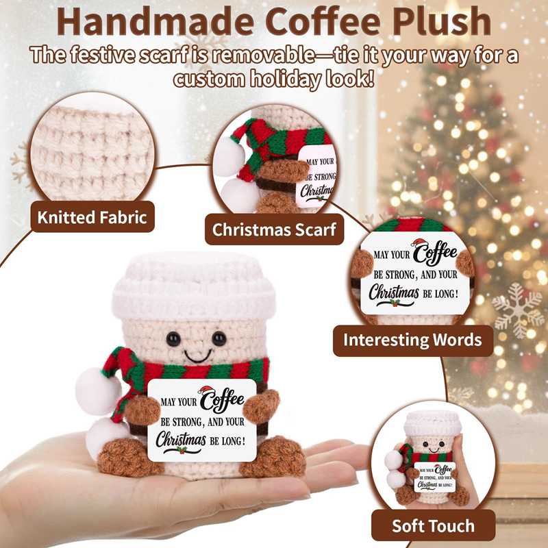Handmade Crochet Coffee Doll w - Home Textiles Today reseña y precio