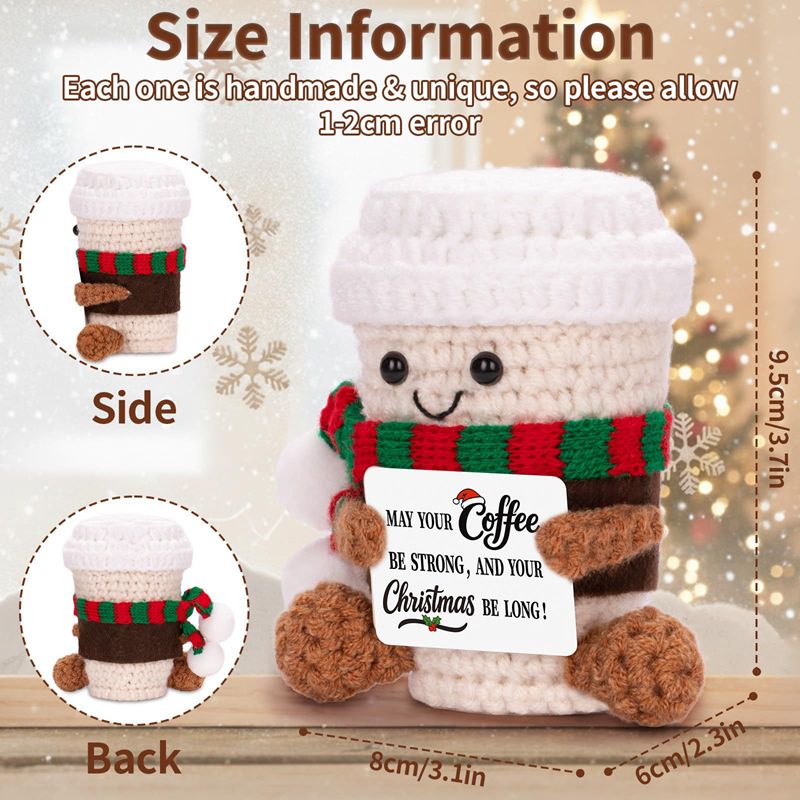 Handmade Crochet Coffee Doll w - Home Textiles Today reseña y precio