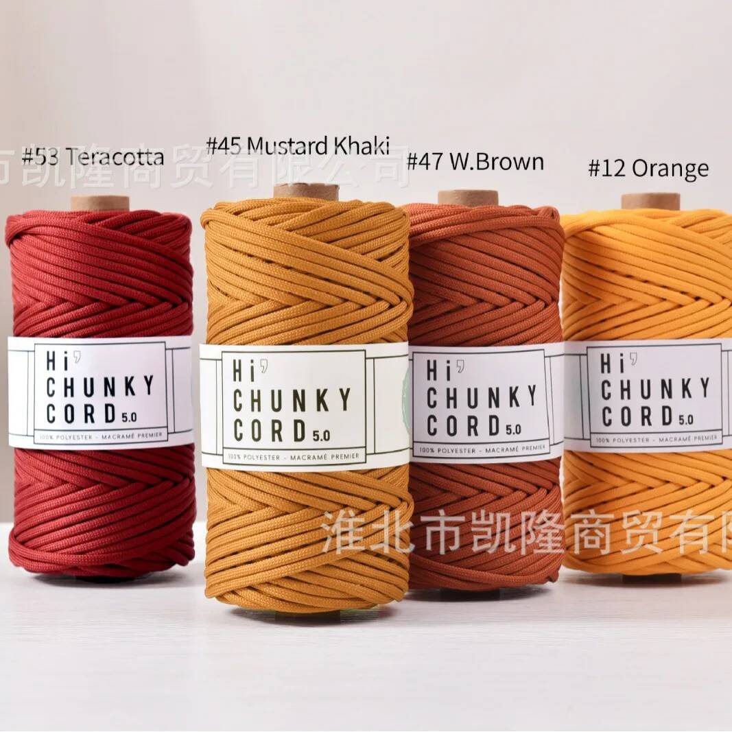 Soft Polyester Chunky Cord 5mm - Home Textiles Consultant reseña y precio