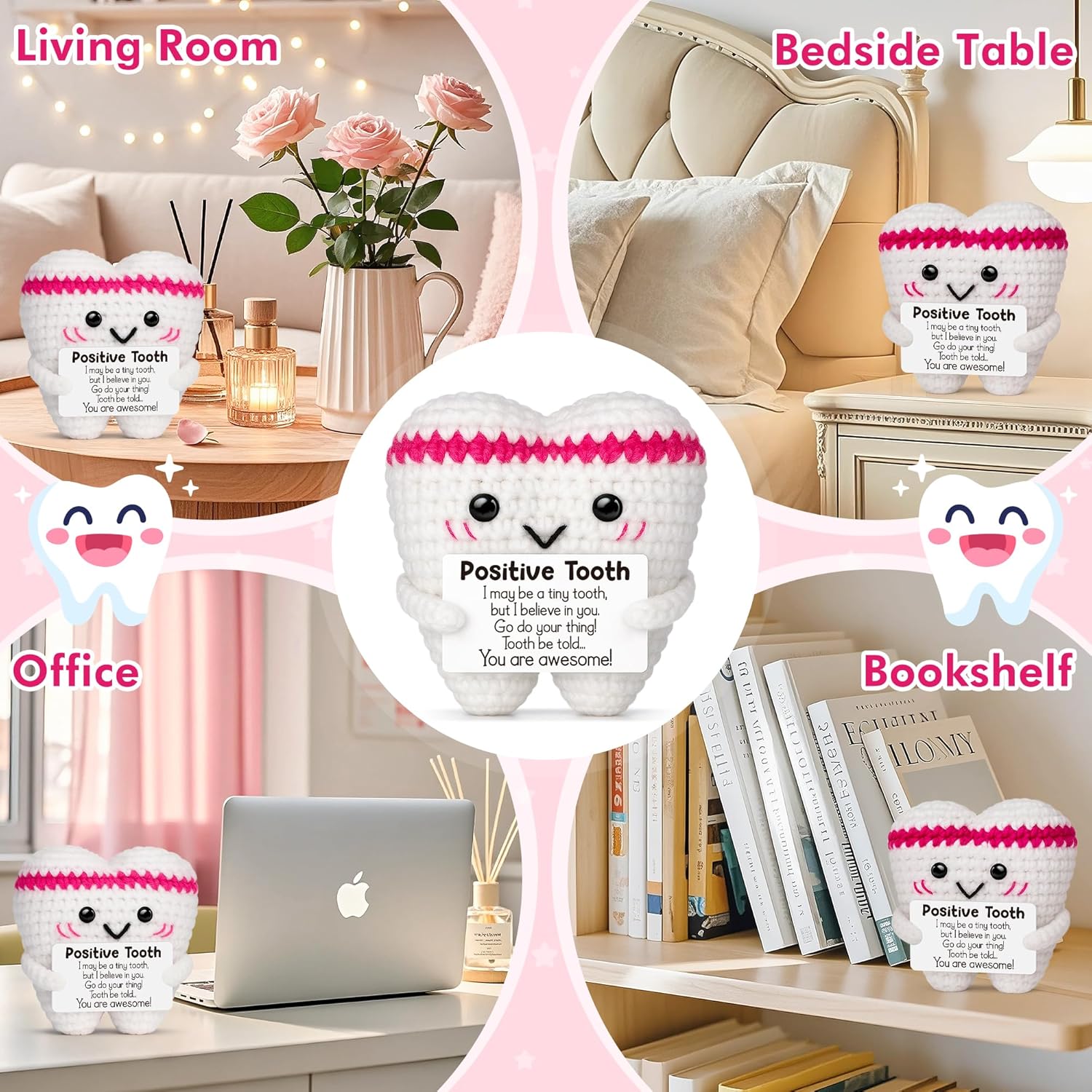 Funny Crochet Positive Energy  - Home Textiles Europe reseña y precio