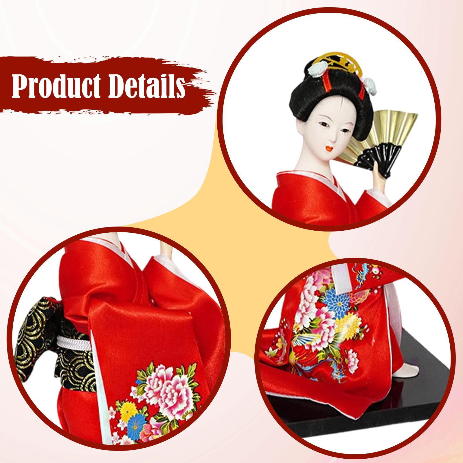 Japanese Geisha Kimono Doll Co - Home Textiles Store reseña y precio