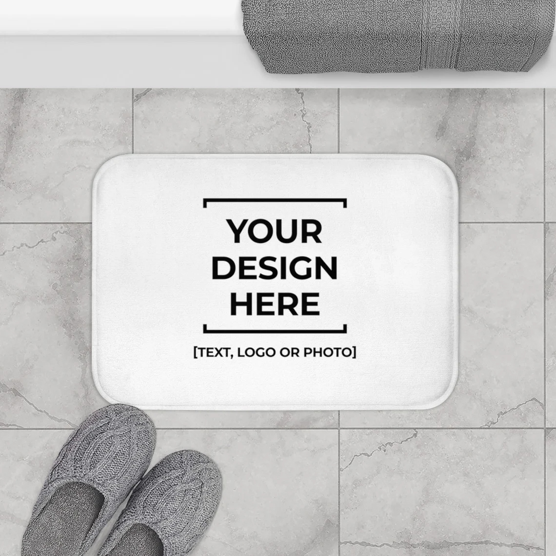 Personalized Bath Mat, Custom  - Home Textiles Photos reseña y precio