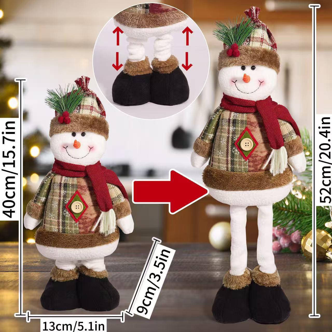 1/3pcs Festive Christmas Decor - Home Textiles Store reseña y precio