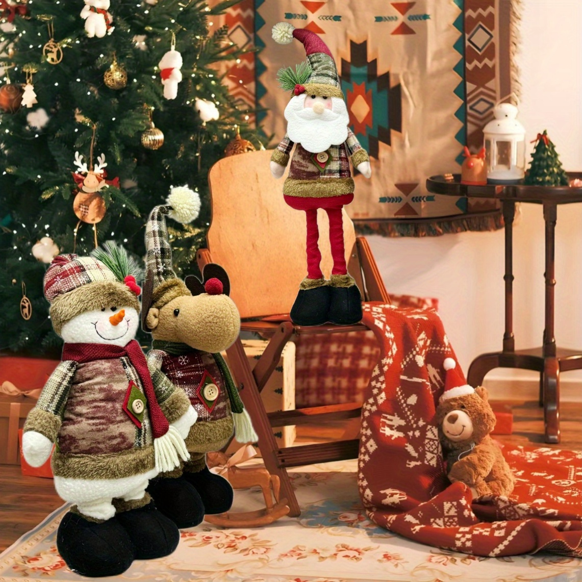 1/3pcs Festive Christmas Decor - Home Textiles Store reseña y precio