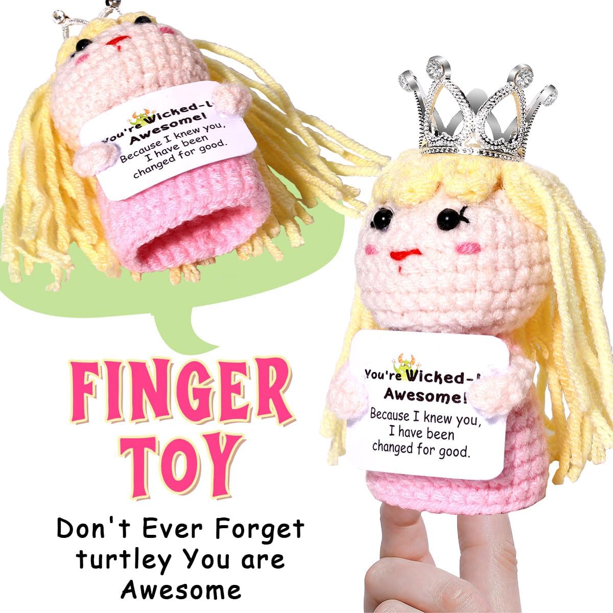 Crochet Positive Funny Wicked  - Home Textiles Europe reseña y precio