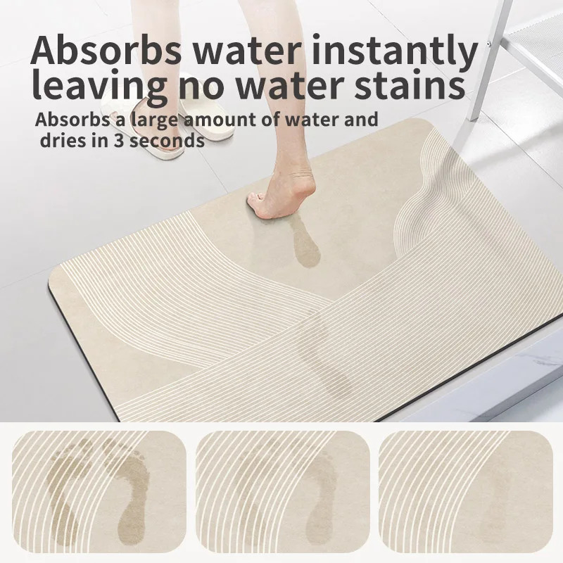 VIKAMA Diatomite Bath Mat Fast - Home Textiles Europe reseña y precio