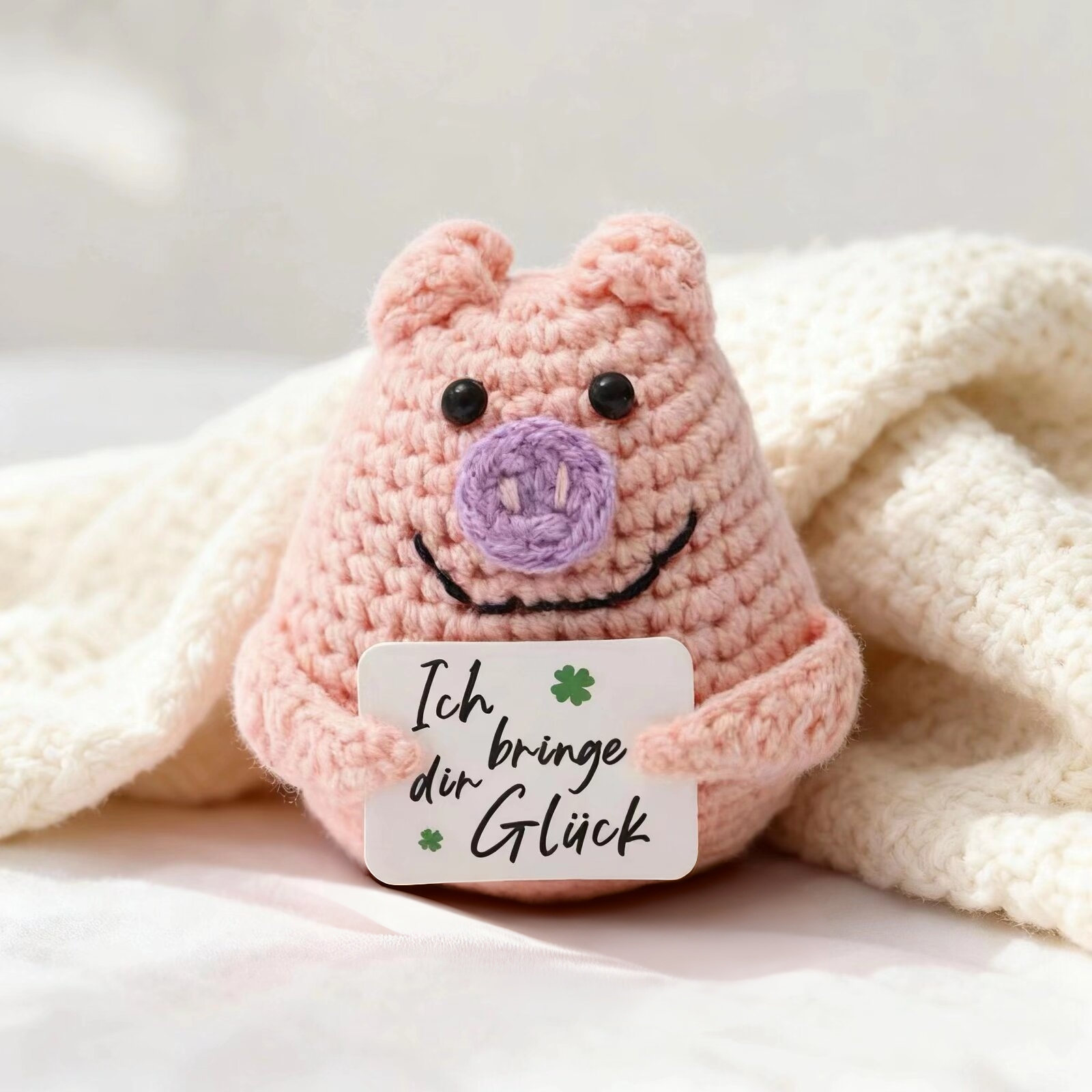 Crochet Emotional Support Pig  - Home Textiles Today reseña y precio