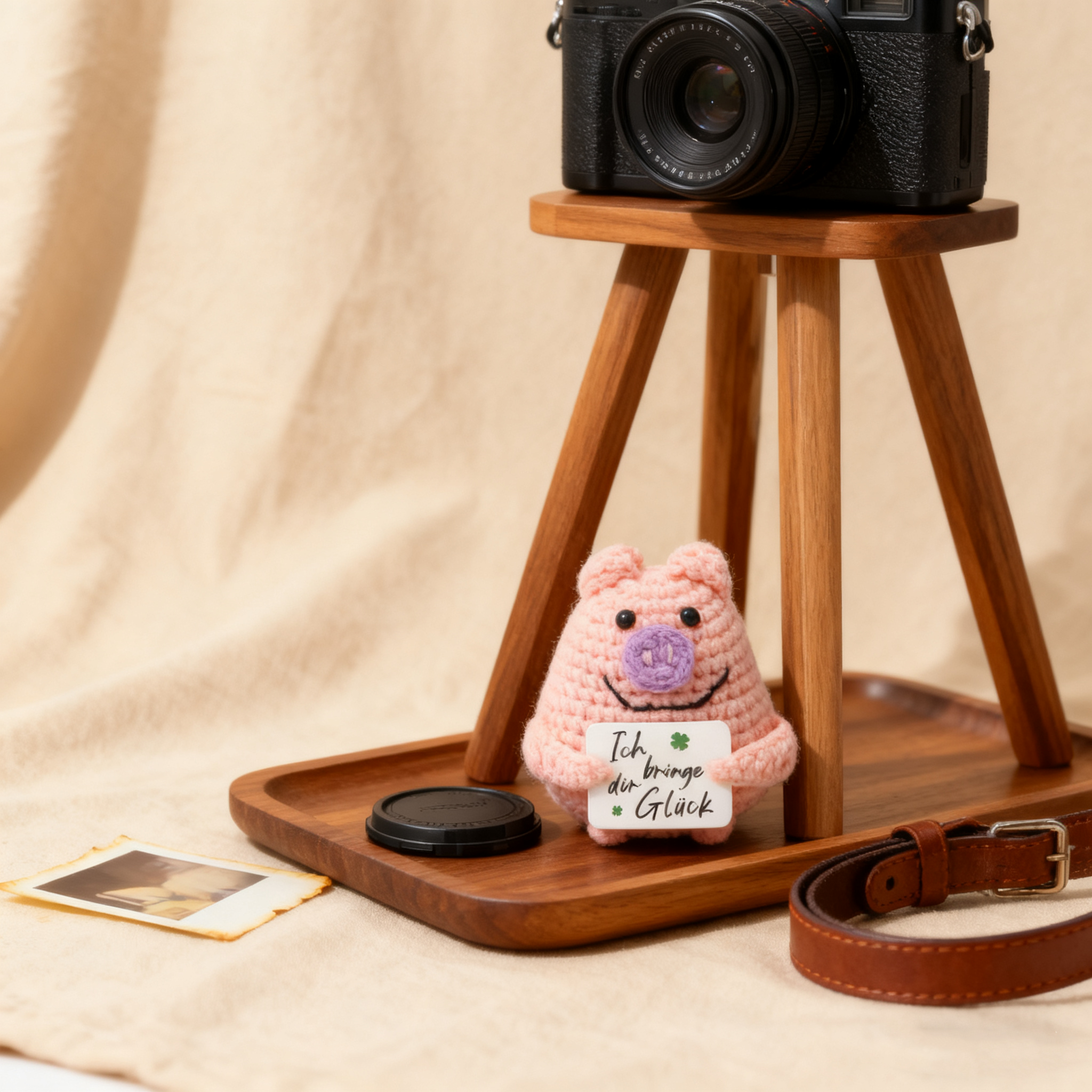 Crochet Emotional Support Pig  - Home Textiles Today reseña y precio