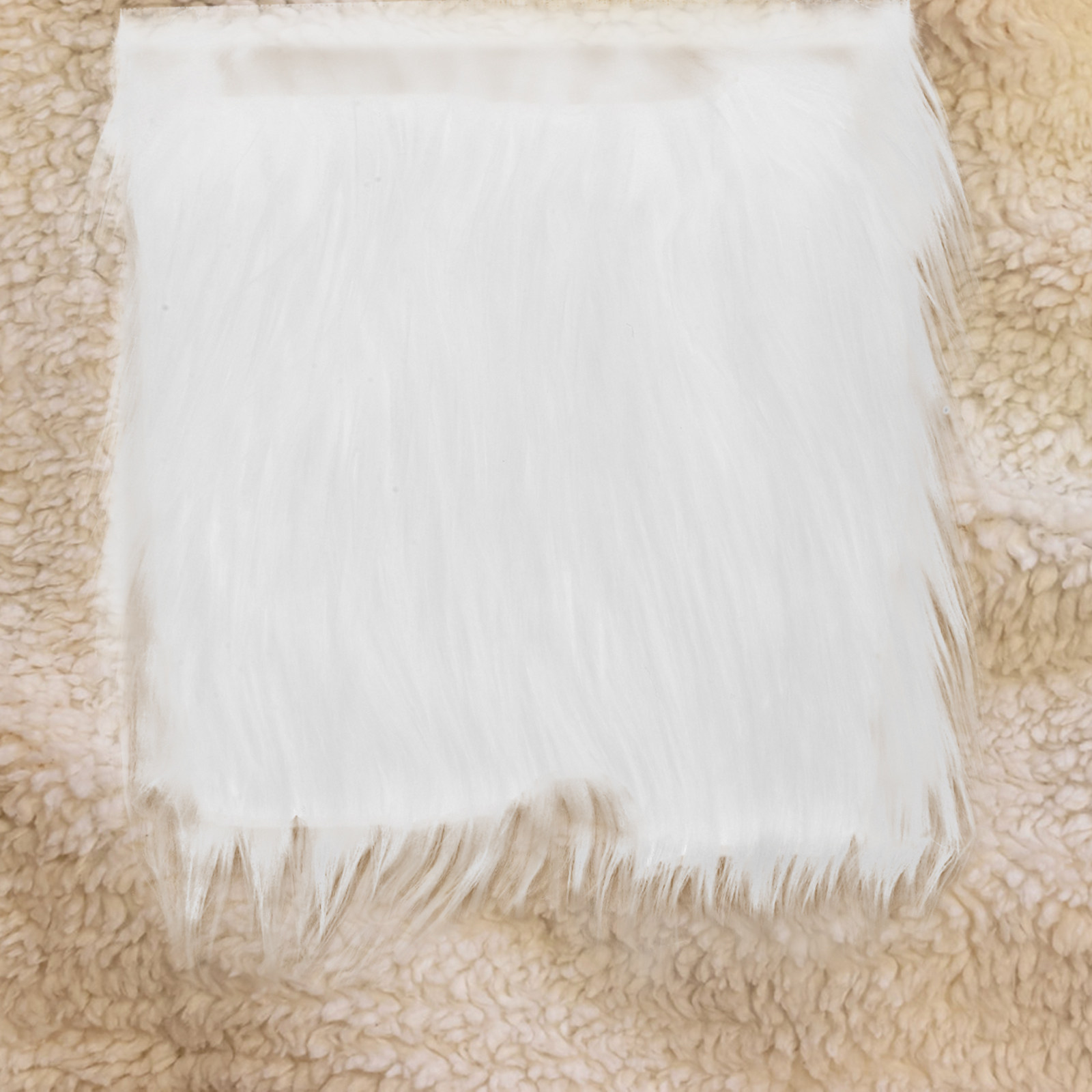2Pcs Square Long Hair Faux Fab - Home Textiles And Decor reseña y precio