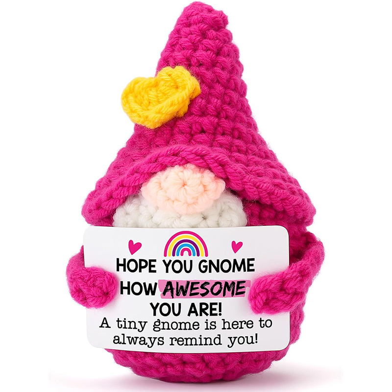 Positive Energy Crochet Gnome  - Home Textiles Today reseña y precio