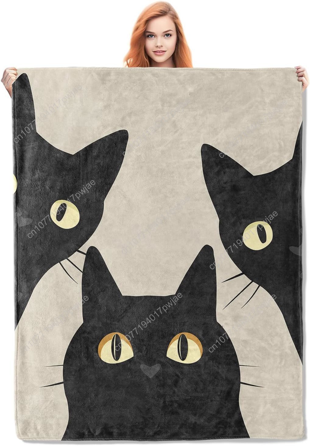 Funny Cat Blanket Gifts for Wo - Home Of Textiles reseña y precio