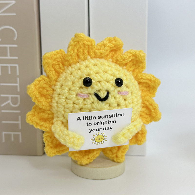 Funny Positive Crochet Sunshin - Home Textiles Today reseña y precio