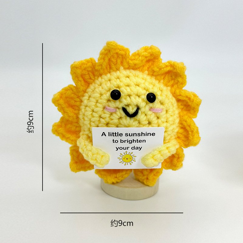 Funny Positive Crochet Sunshin - Home Textiles Today reseña y precio