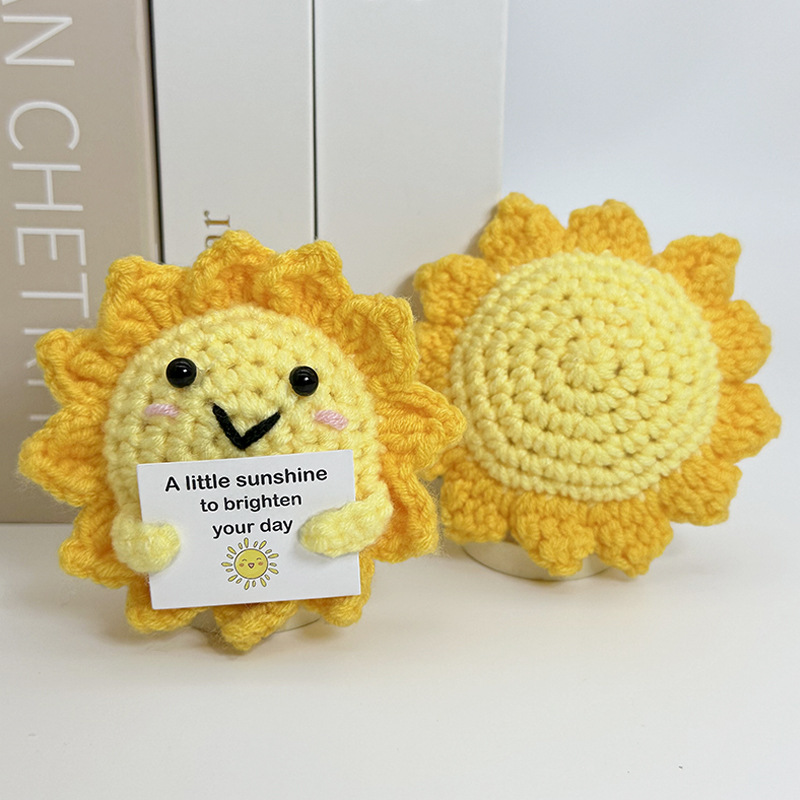 Funny Positive Crochet Sunshin - Home Textiles Today reseña y precio