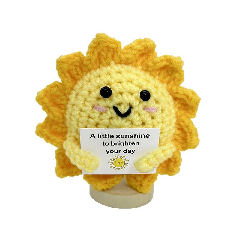 Funny Positive Crochet Sunshin - Home Textiles Today reseña y precio