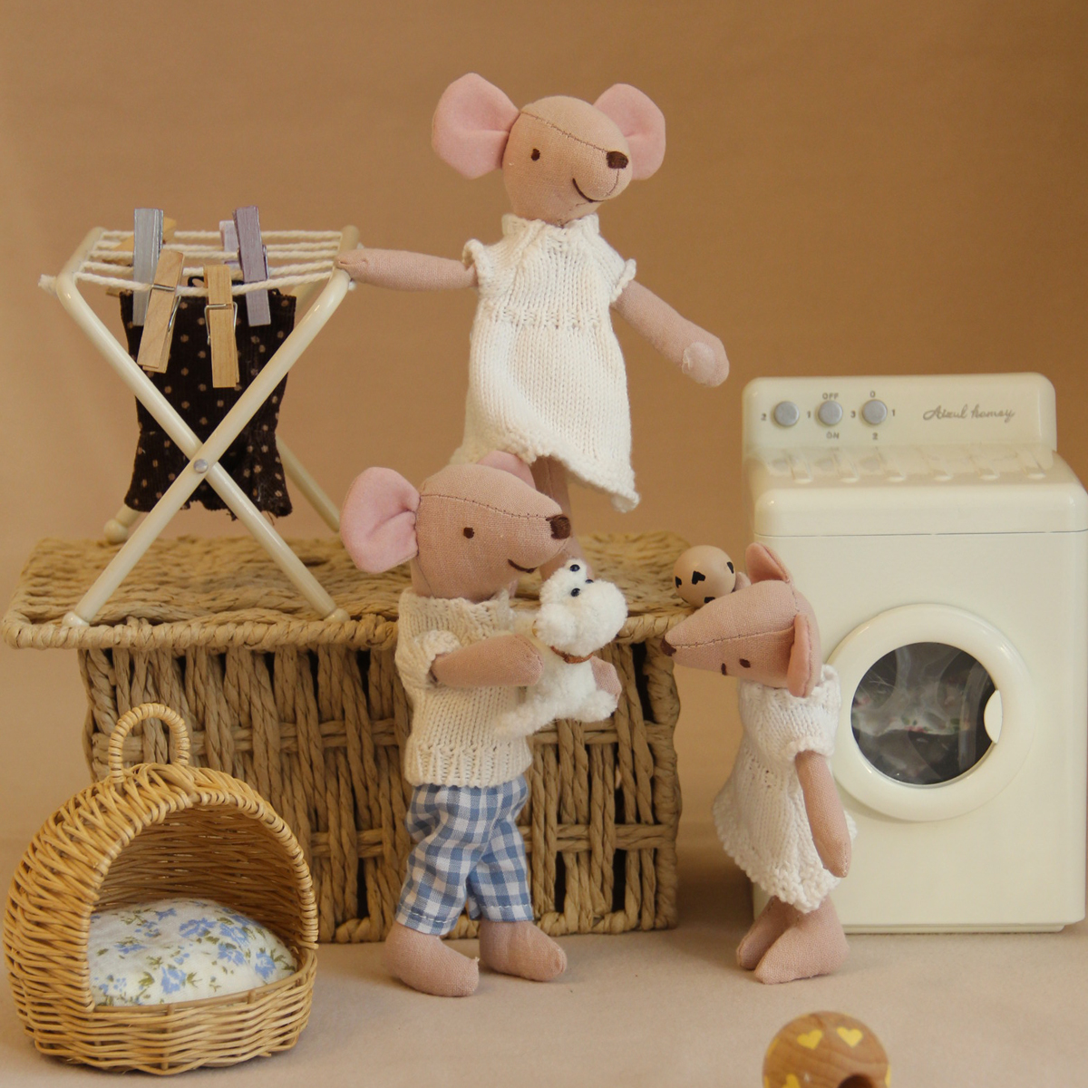 H13/15Cm Fabric Little Mouse w - Home Textiles Today reseña y precio