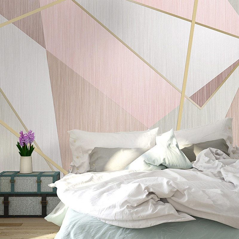 Modern 3D Wallpaper Geometric  - Home Textiles Photos reseña y precio