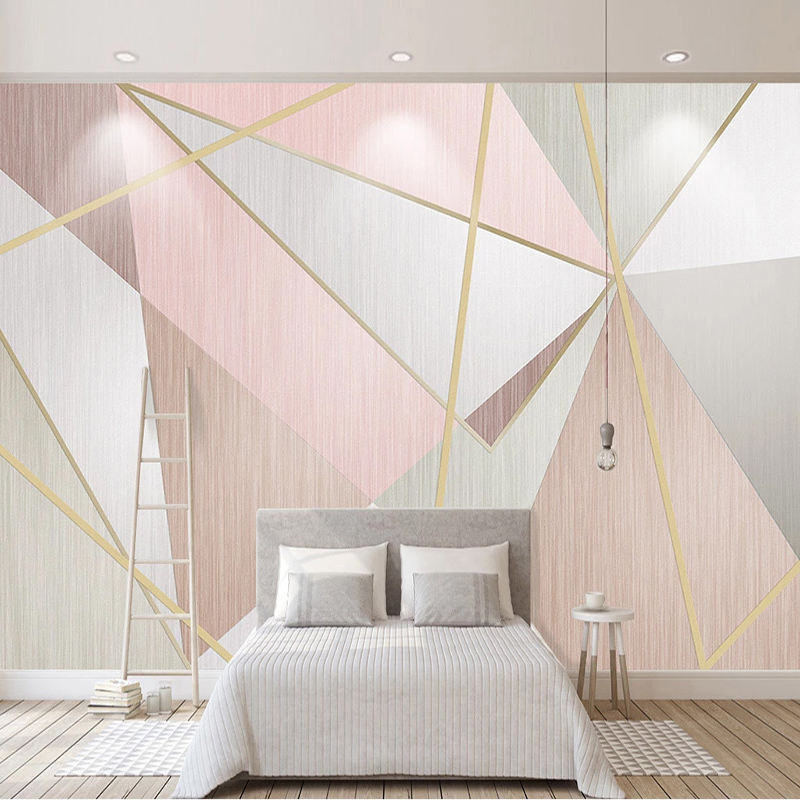 Modern 3D Wallpaper Geometric  - Home Textiles Photos reseña y precio