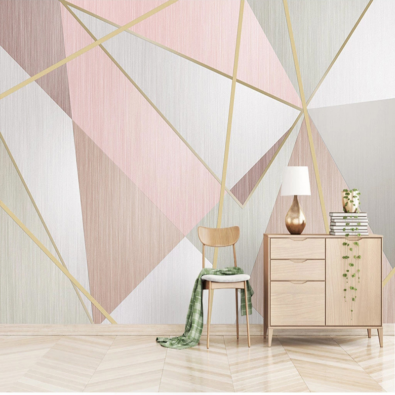 Modern 3D Wallpaper Geometric  - Home Textiles Photos reseña y precio