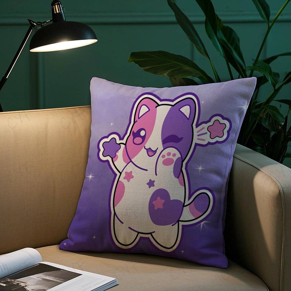 Aphmau Meow Anime Cats Pillow  - Home Textiles Photos reseña y precio
