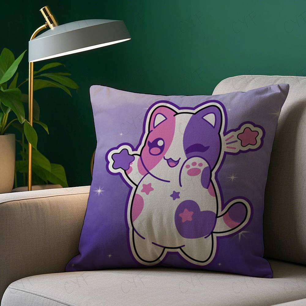 Aphmau Meow Anime Cats Pillow  - Home Textiles Photos reseña y precio