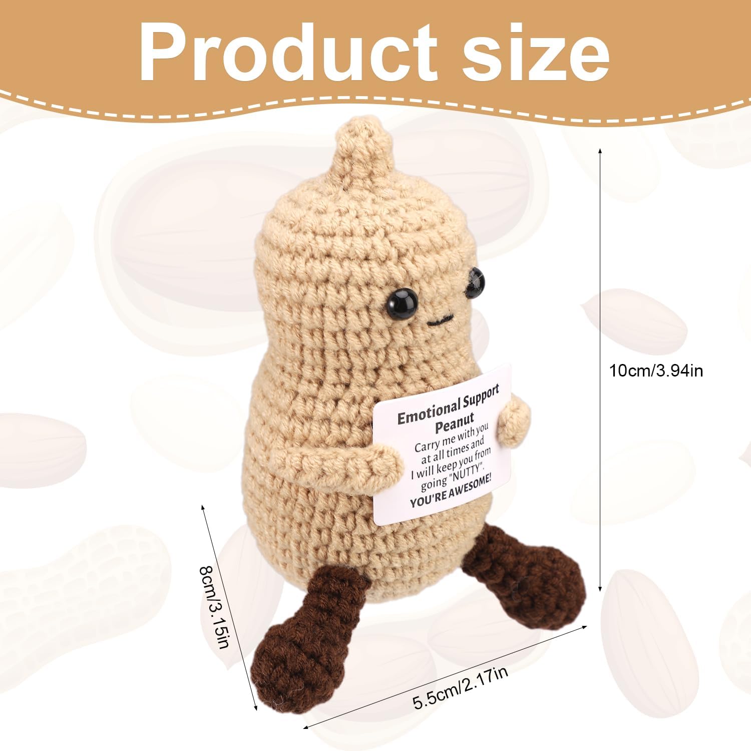 Funny Crochet Peanut Handmade  - Home Textiles Europe reseña y precio