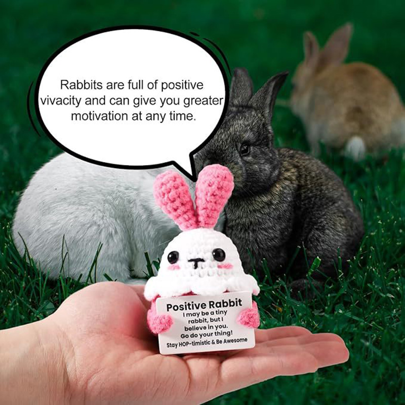 Crochet Rabbit Doll Ornament H - Home Textiles Europe reseña y precio
